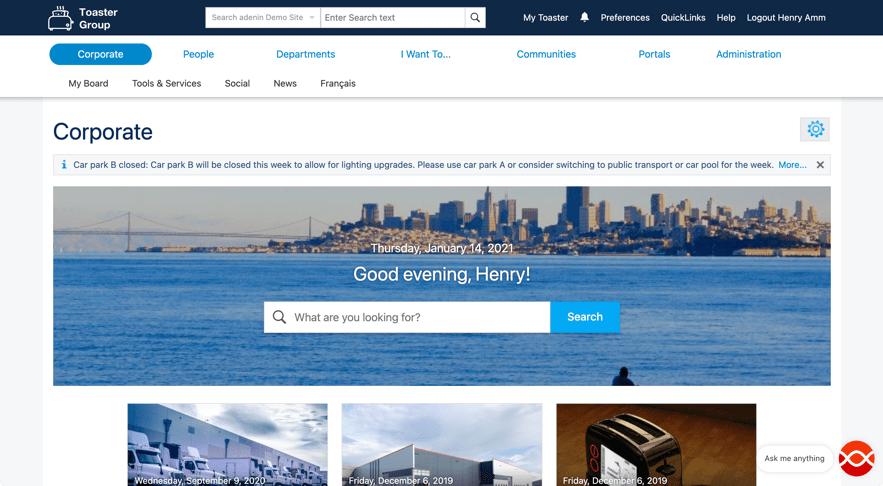 IntelliEnterprise Intranet Software
