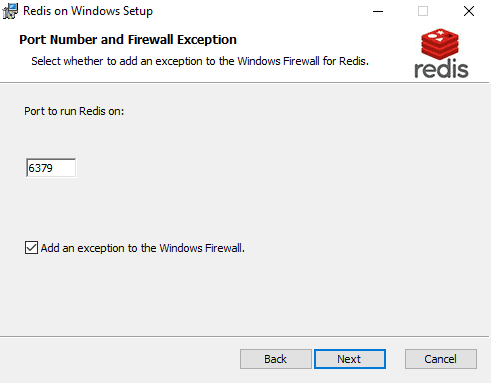 Set Redis port number