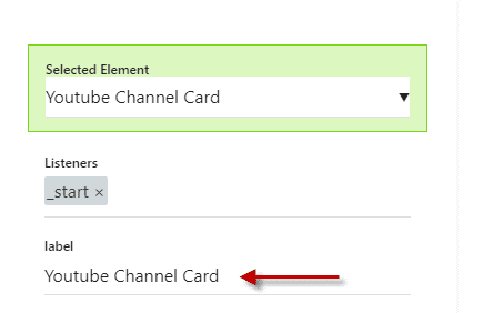 create a youtube gallery card adenin