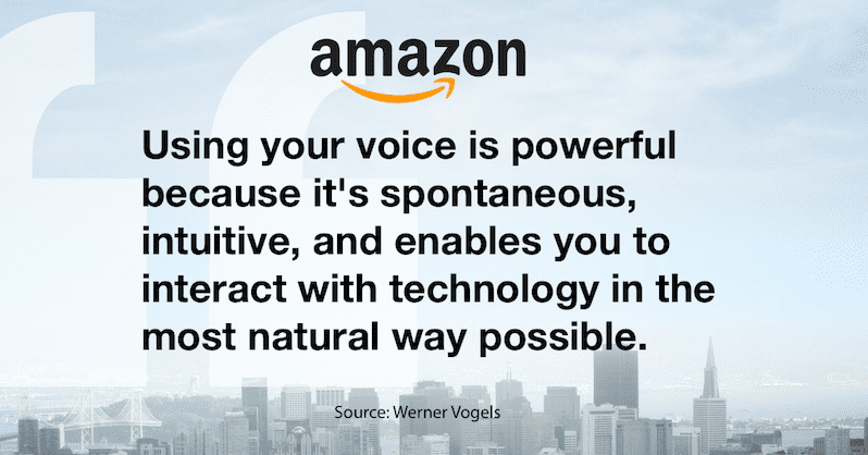 Voice-first interfaces are the most natural way to interact with technology