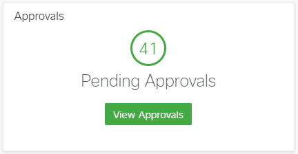 Approvals Status