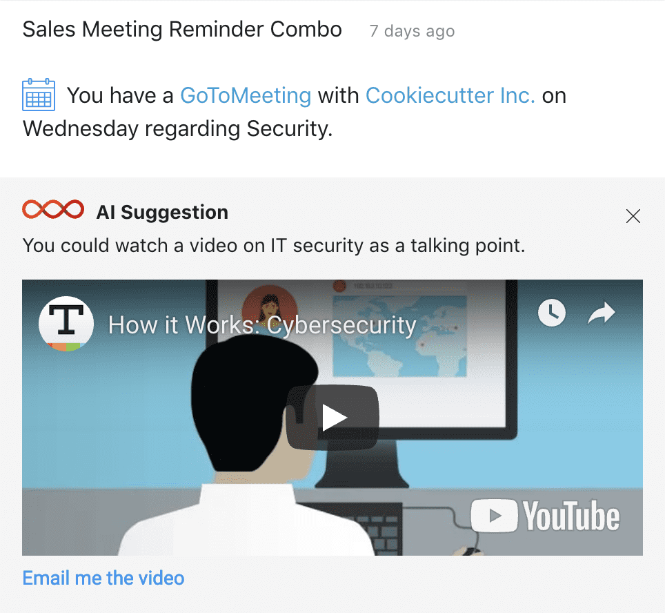 Video suggestion
