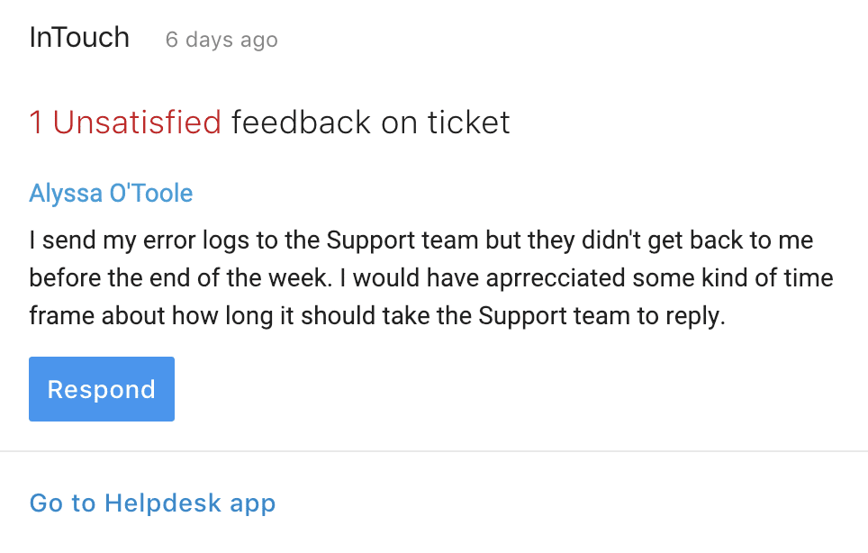 Helpdesk card