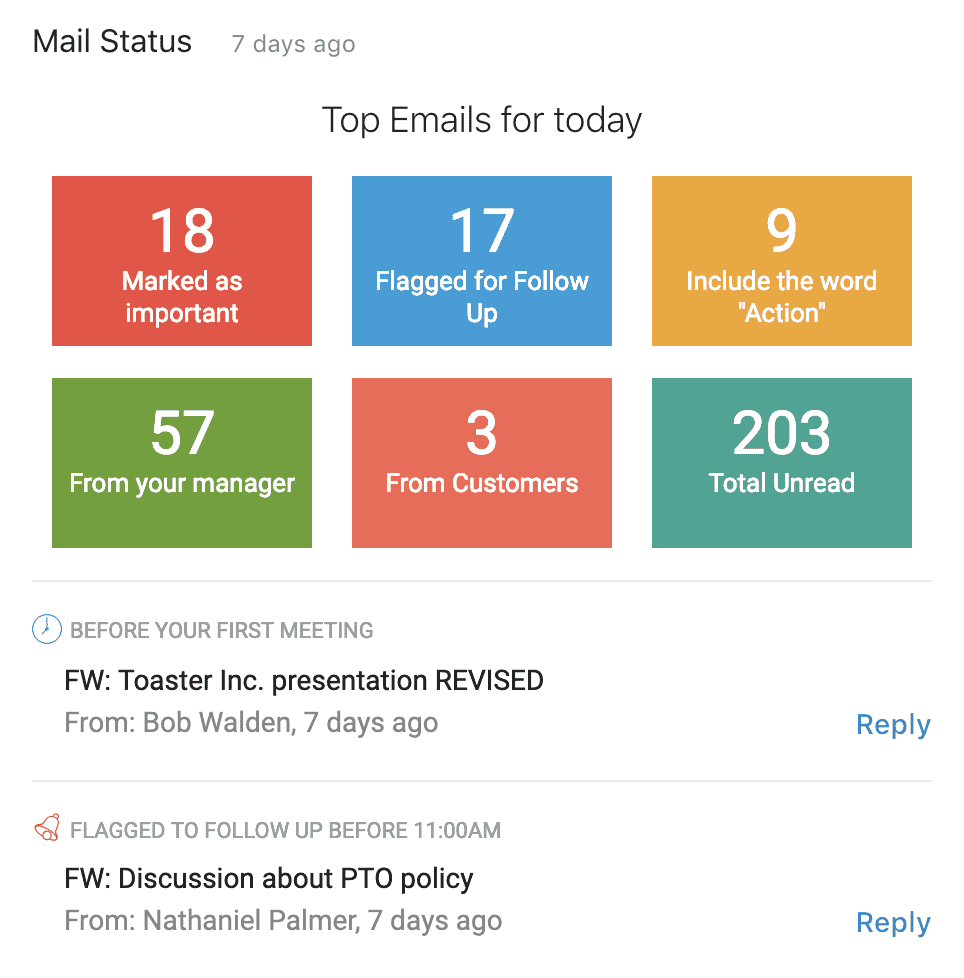 Mail Status