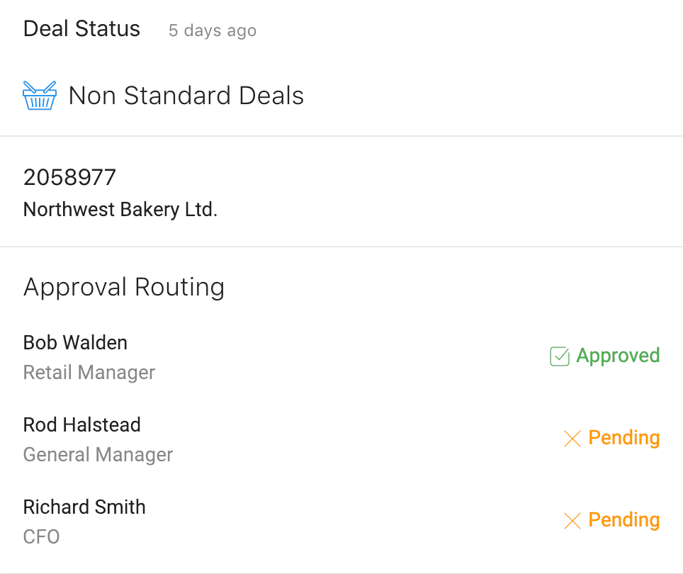 Deal Status Card