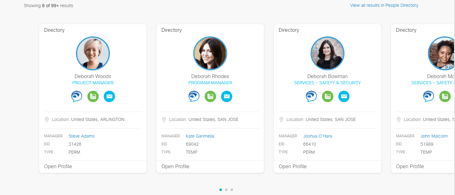 Directory Card