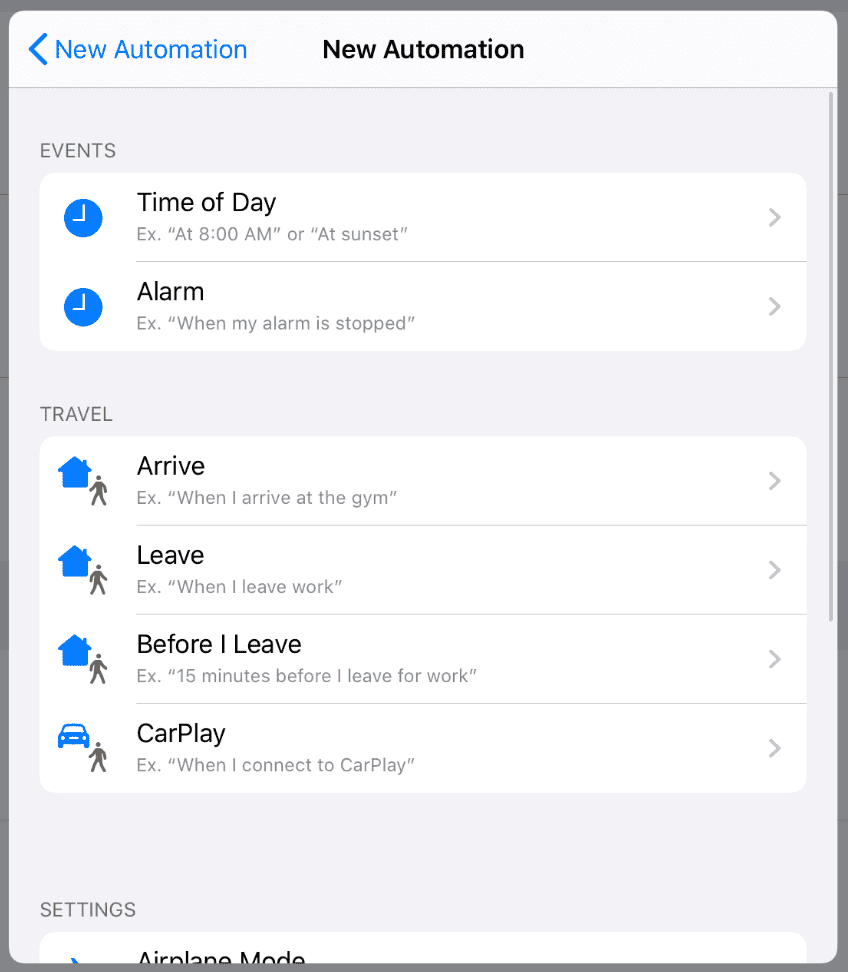 iOS Automation Ambient Computing
