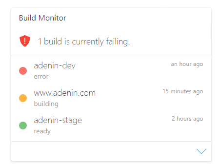 See the status of your Netlify builds at a glance