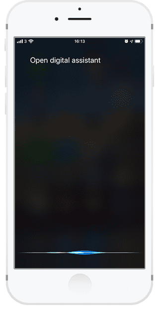 Access applications like Digital Assistant through other smart assistants like Siri