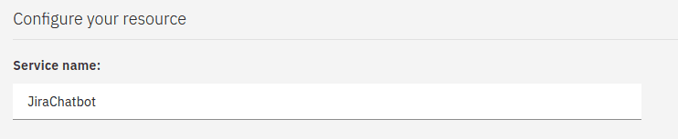 Configure your IBM Watson chatbot name