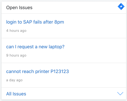 See all your open Jira issues in one convenient Card