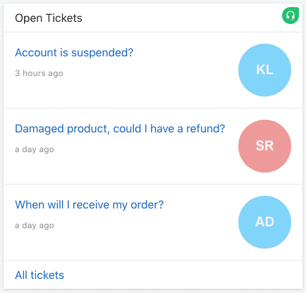 See a list of tickets that have the status open in your Freshdesk helpdesk