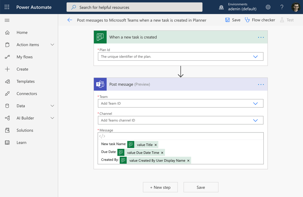 Power Automate lets you create workflows to perform actions when a trigger happens