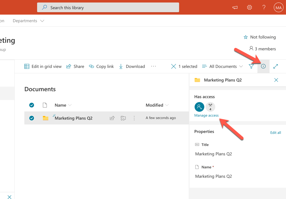 Managing SharePoint folder permissions for user access