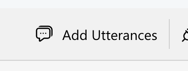 Button in Digital Assistant's Adaptive Cards Designer to add Utterances to a Card