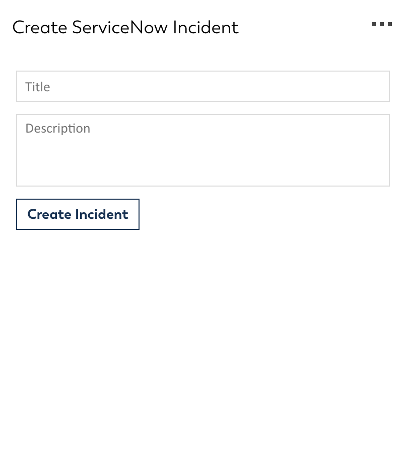 This is the perfect Card for users to instantly create new cases in your ServiceNow platform. They can search for this Card using the Digital Assistant chatbot, or just permanently pin it to their Board for easy access.