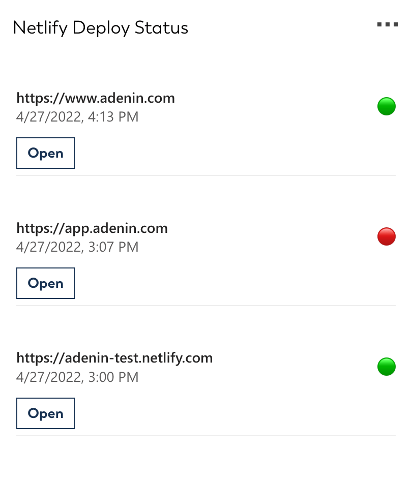 Easily list your site builds with this handy Adaptive Card that transforms your Netlify data into easy-to-monitor lists
